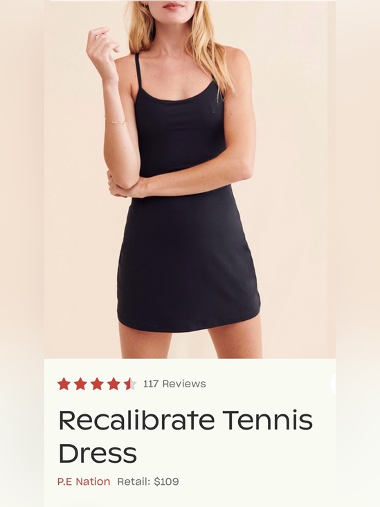P.E Nation Dresses & Skirts - P.E Nation Black Active Tennis dress
